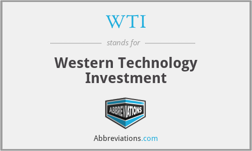 WTI - Western Technology Investment