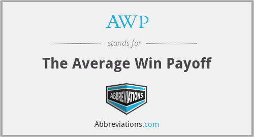 AWP - The Average Win Payoff