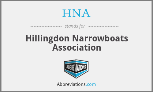 HNA - Hillingdon Narrowboats Association