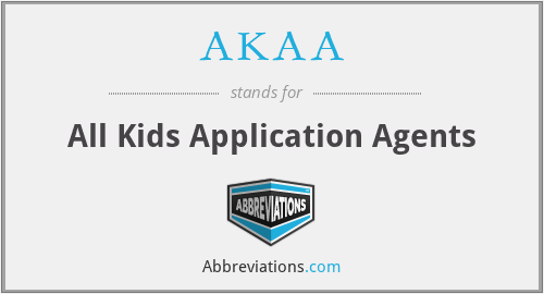 AKAA - All Kids Application Agents