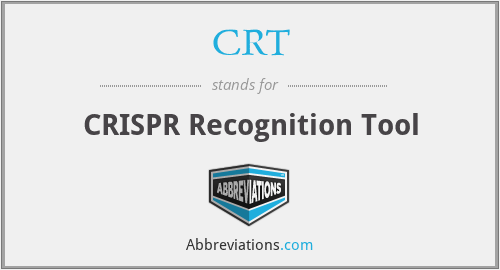 CRT - CRISPR Recognition Tool