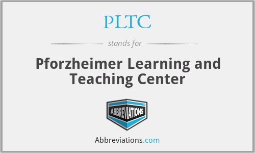PLTC - Pforzheimer Learning and Teaching Center