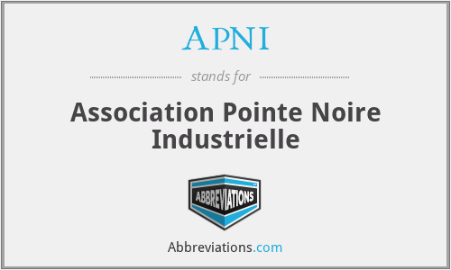 APNI - Association Pointe Noire Industrielle