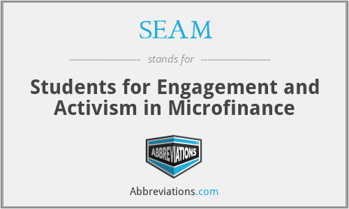 SEAM - Students for Engagement and Activism in Microfinance