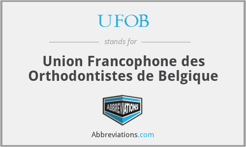 UFOB - Union Francophone des Orthodontistes de Belgique
