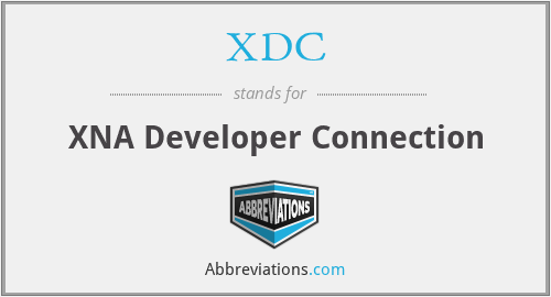 XDC - XNA Developer Connection
