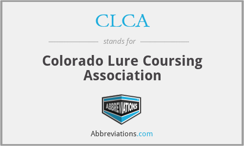 CLCA - Colorado Lure Coursing Association