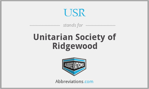 USR - Unitarian Society of Ridgewood