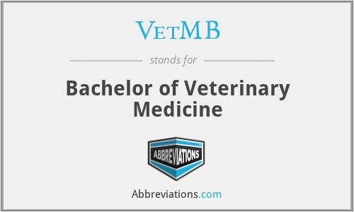 VetMB - Bachelor of Veterinary Medicine
