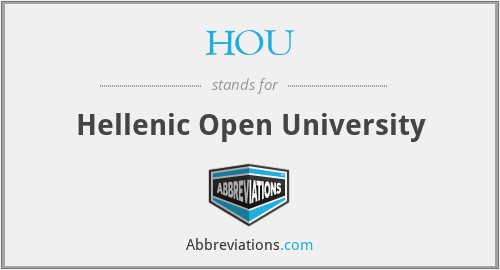 HOU - Hellenic Open University