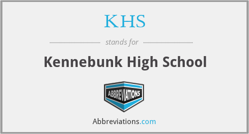 KHS - Kennebunk High School