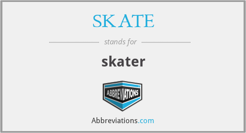 SKATE - skater