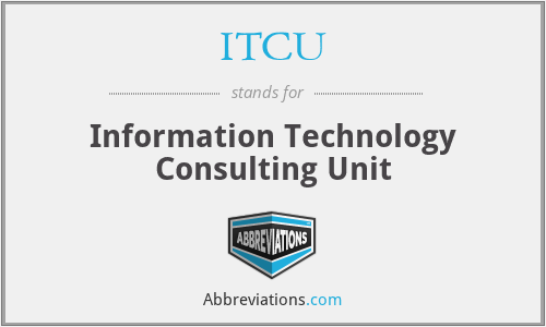 ITCU - Information Technology Consulting Unit