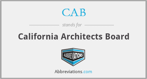 CAB - California Architects Board