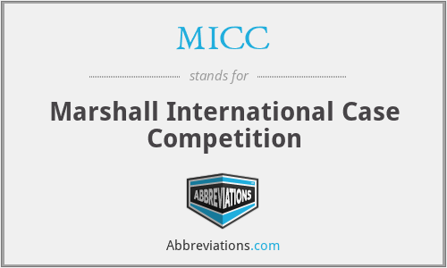 MICC - Marshall International Case Competition