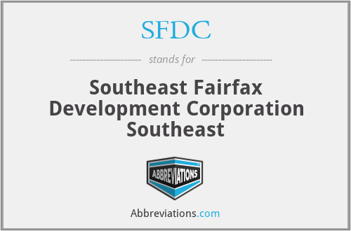 SFDC - Southeast Fairfax Development Corporation Southeast