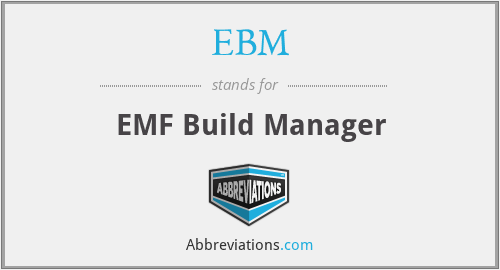 EBM - EMF Build Manager
