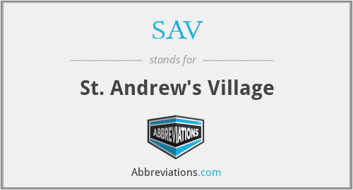 SAV - St. Andrew's Village