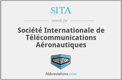 SITA - Société Internationale de Télécommunications Aéronautiques