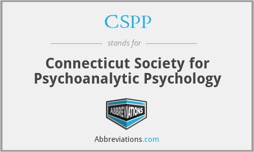 CSPP - Connecticut Society for Psychoanalytic Psychology