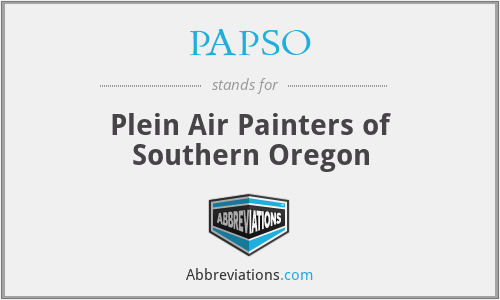 PAPSO - Plein Air Painters of Southern Oregon