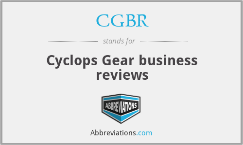 CGBR - Cyclops Gear business reviews