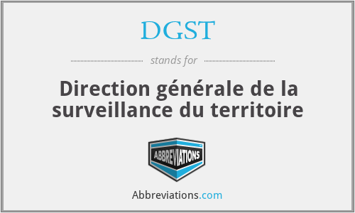 DGST - Direction générale de la surveillance du territoire