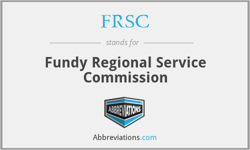 FRSC - Fundy Regional Service Commission