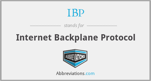IBP - Internet Backplane Protocol