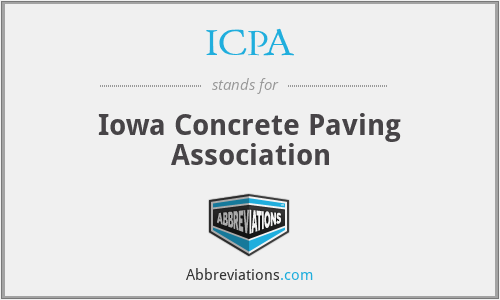ICPA - Iowa Concrete Paving Association