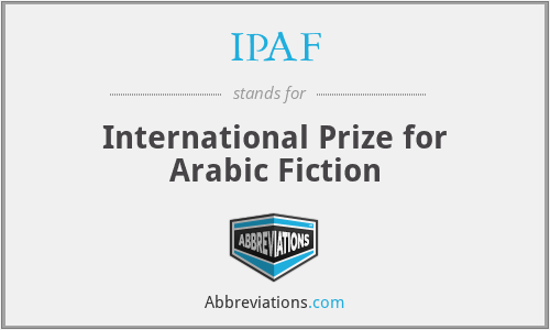IPAF - International Prize for Arabic Fiction