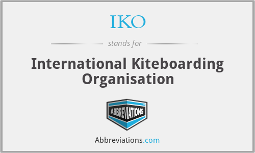 IKO - International Kiteboarding Organisation