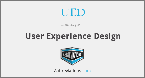 UED - User Experience Design