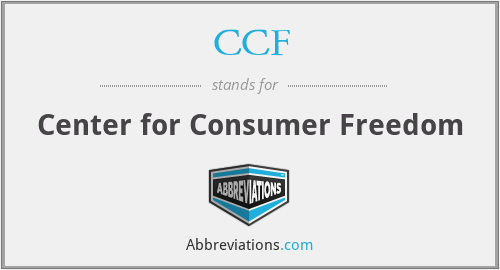 CCF - Center for Consumer Freedom