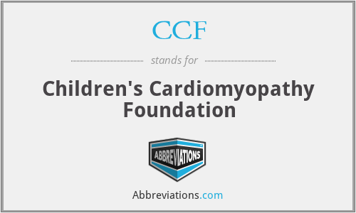 CCF - Children's Cardiomyopathy Foundation