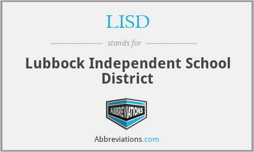 LISD - Lubbock Independent School District