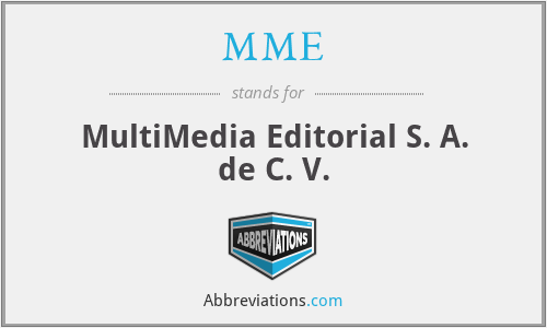 MME - MultiMedia Editorial S. A. de C. V.