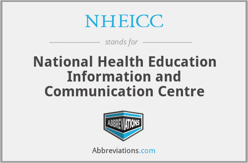 NHEICC - National Health Education Information and Communication Centre