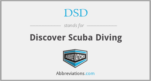 DSD - Discover Scuba Diving