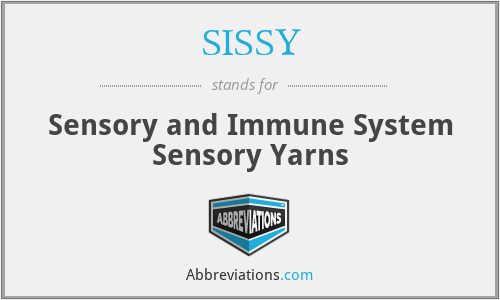 SISSY - Sensory and Immune System Sensory Yarns