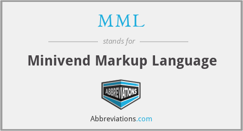 MML - Minivend Markup Language