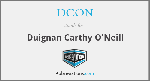 DCON - Duignan Carthy O'Neill