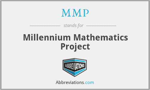 MMP - Millennium Mathematics Project