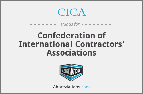 CICA - Confederation of International Contractors' Associations