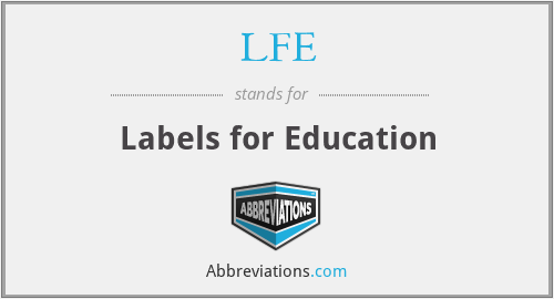 LFE - Labels for Education