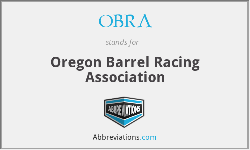 OBRA - Oregon Barrel Racing Association