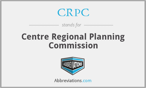 CRPC - Centre Regional Planning Commission