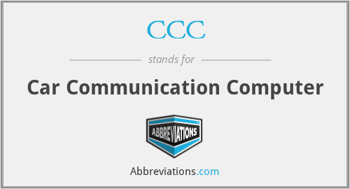 CCC - Car Communication Computer