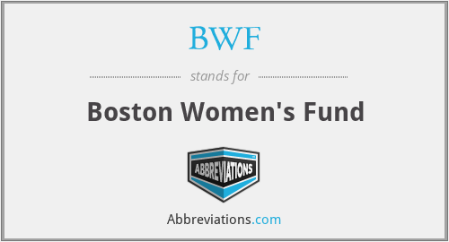 BWF - Boston Women's Fund