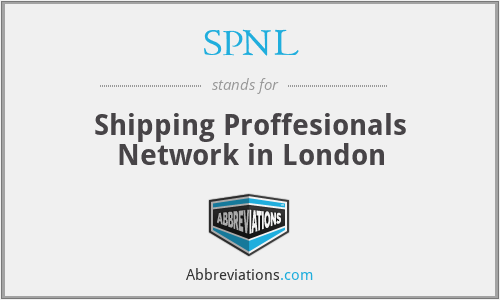 SPNL - Shipping Proffesionals Network in London